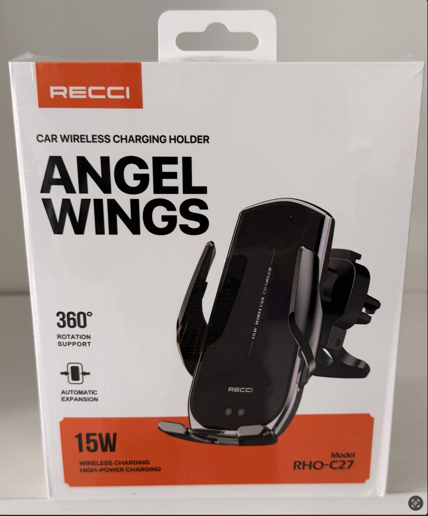 Image de Support Voiture à Charge Sans Fil RECCI Angel Wings